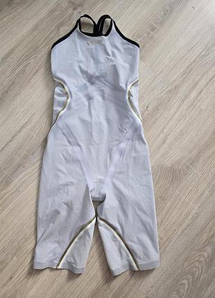 Купальник жіночий finis rival 2.0 open back kneeskin білий 26 розмір