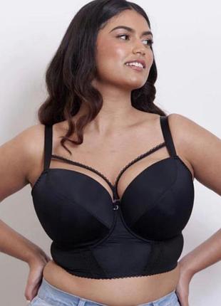 Бюстгальтер с портупеей curvy cate 85d