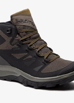 Oригінальні трекінгові черевики salomon outline mid gtx. розмір 46