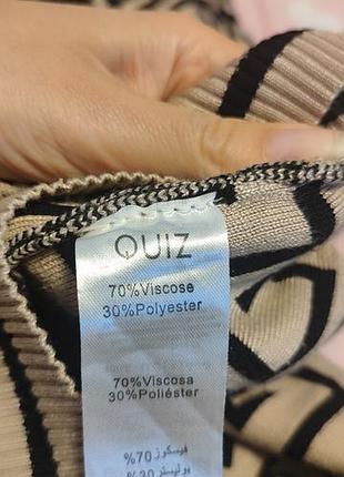Трикотажное платье quiz s 6