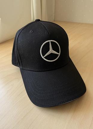 Оригінальна кепка mercedes-benz, чорна, 100% бавовна