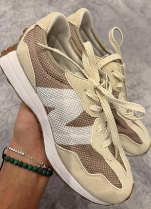 Кросівки жіночі new balance бежеві, розмір 39