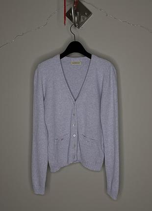 Лавандовый (бузковий) бавовняний кардиган repeat, 36, xs-s