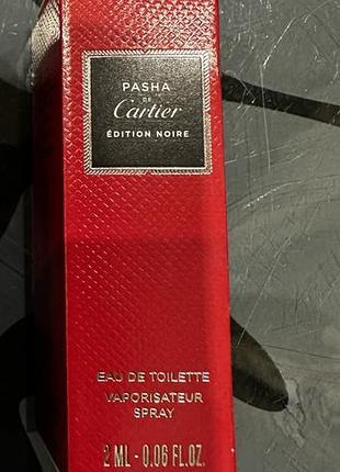 Пробник туал води pacha by cartier, 2 ml
