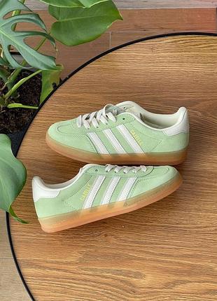 😍 жіночі кросівки adidas originals gazelle indoors green ie2948