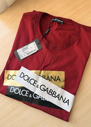 Чоловіча футболка dolce & gabbana оригінал, made in italy, s