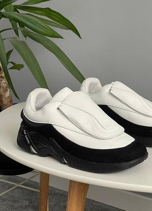 Мужские кроссовки adidas x raf simons antei black white📦