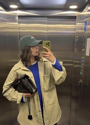 Жіноча куртка-сорочка h&m 🤎 4