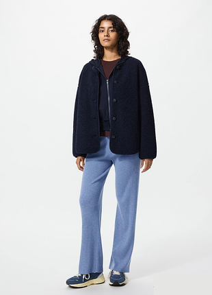 Брюки knit ribbed (longer) uniqlo (483901)