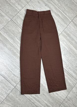 6(roku) slacks pants brown japan size 34 штани брюки