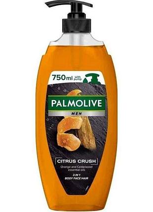 Гель для душу 750мл men citrus crush тм palmolive