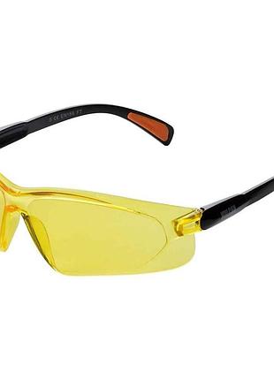 Очки защитные vulcan anti-scratch (янтарь) 9410461 тм sigma