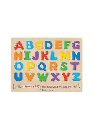 Пазл melissa&amp;doug звуковой английский "алфавит" (md340)