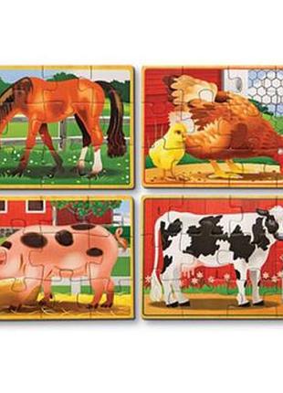 Пазл melissa&amp;doug животные на ферме (md13793)