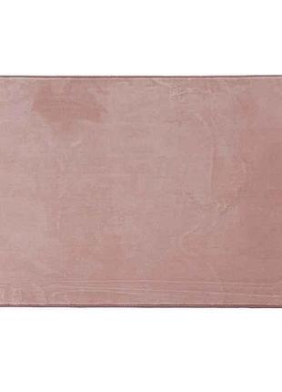 Ковер 60*90см розовый универсальный для пола velvet тм dariana