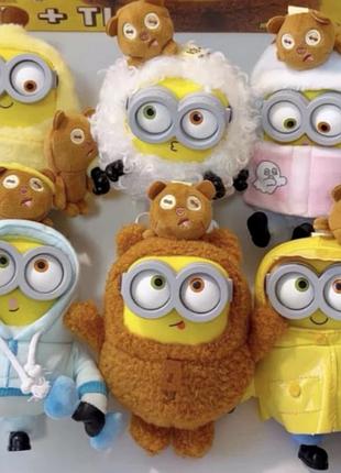 Іграшка-брелок міньйон у коробці, 52 toys серії bob & tim, посіпаки (випадкова)