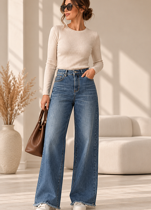 Джинси жіночі wide leg