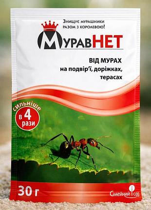 Контактный инсектицид муравнет — эффективное средство против муравьёв 30 г
