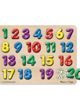 Пазл melissa&amp;doug звуковой "испанские цифры"" (md724)
