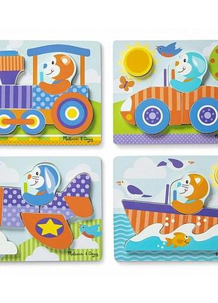 Пазл melissa&amp;doug транспорт (md30133)