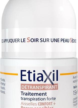 Антиперспирант продолжительного действия для чувствительной кожи etiaxil detranspirant confort+ peaux 15 ml