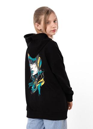 Кофта худи для девочки подростковый, двунитка, 140см, 146см, 152см, 158см, 164см, 170см