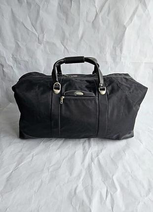 Сумка саквояж samsonite черная с расширением объема для путешествий