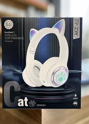 Навушники дитячі akz akz 62 cat design з вушками