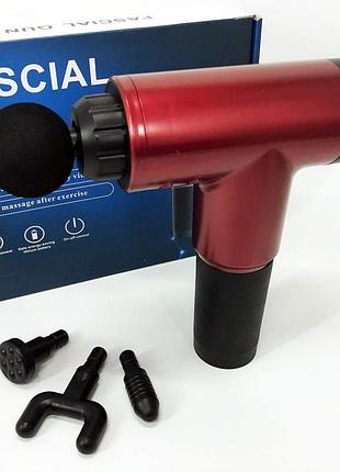 Портативний масажер для шиї та плечей розслаблюючий fascial gun kh-320, бездротовий вібромасажер cl-11