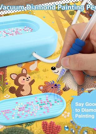 Інструмент для алмазної вишивки inkzoo diamond painting pen kit синій