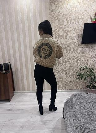 🤎 стильний велюровий бомбер balenciaga з ефектним декором
