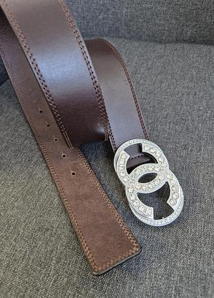 Кожаный ремень chanel 6