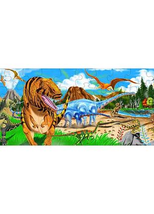 Пазл melissa&amp;doug мега "краина динозавров", 48 элементов (md10442)
