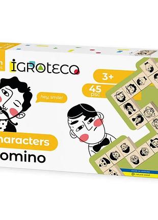 Настольная игра игротеко домино персонажи (900620)