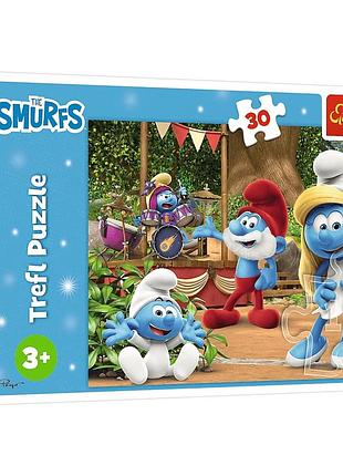 Пазл trefl the smurfs смурфет и смурфики 30 элементов (5900511183122)