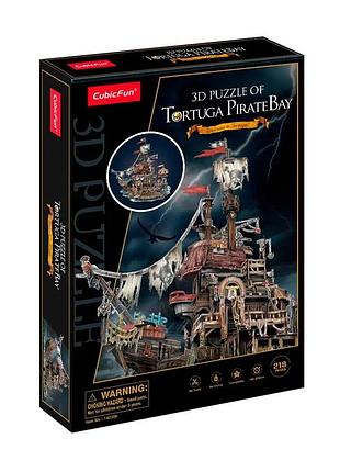 Пазл cubic fun 3d піратський корабель тортуга (t4039h)