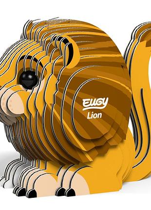 Пазл eugy 3d зоопарк лев (xeg-070)
