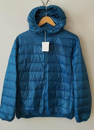 Женская ультралегкая пуховая куртка с капюшоном ultra light down (l - xl)