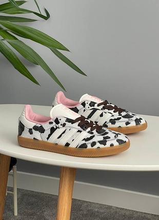 😍 женские кроссовки adidas samba og cow print