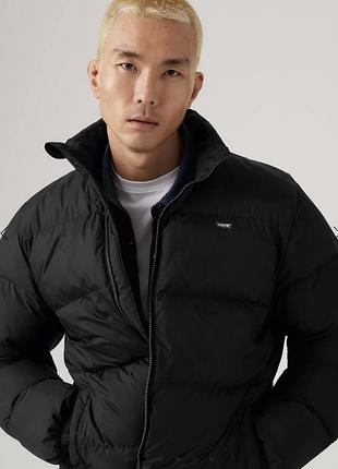 Пуховик чоловічий levi's чорний xl