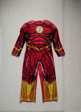 Карнавальный костюм флэш the flash на 4-6 лет
