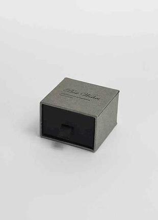 Коробочка 56312 серая для кольца, серьг 5х5см тм xuping