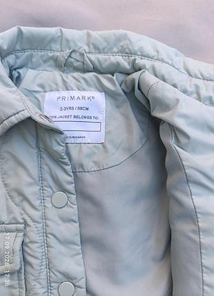 Куртка-рубашка для девочки primark 4