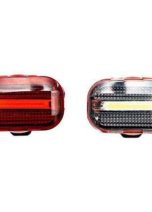 Комплект велофар good bike by-bike three cob led (99173-is)