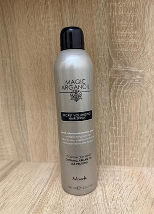 Лак для волосся nook magic arganoil secret volumizing hair spray 400 мл