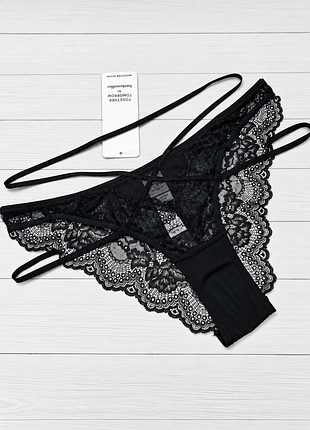 Кружевные трусики hunkemoller 🖤 оригинал, женское сексуальное белье 🖤