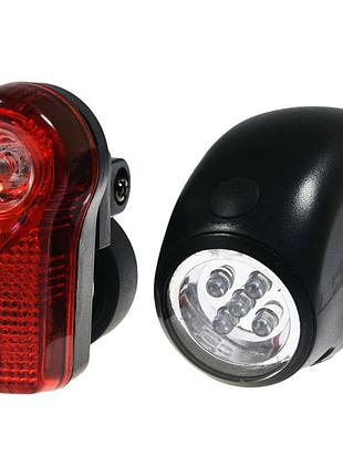 Комплект велофар good bike twins 2 режима 5+3 led (92306-is)
