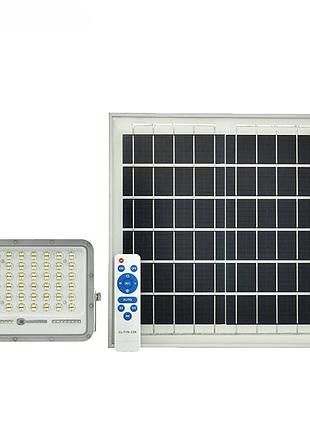 Вуличний led ліхтар на сонячних батареях прожектор світлодіодний вуличний 600 led 400 вт із сонячною панеллю hp-5-72