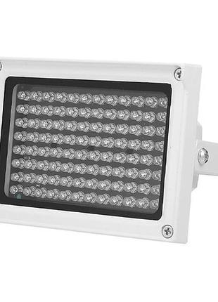 Уличный инфракрасный прожектор для камер 96 led, 60 м, белый