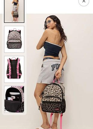 Рюкзак із паєтками pink victoria's secret